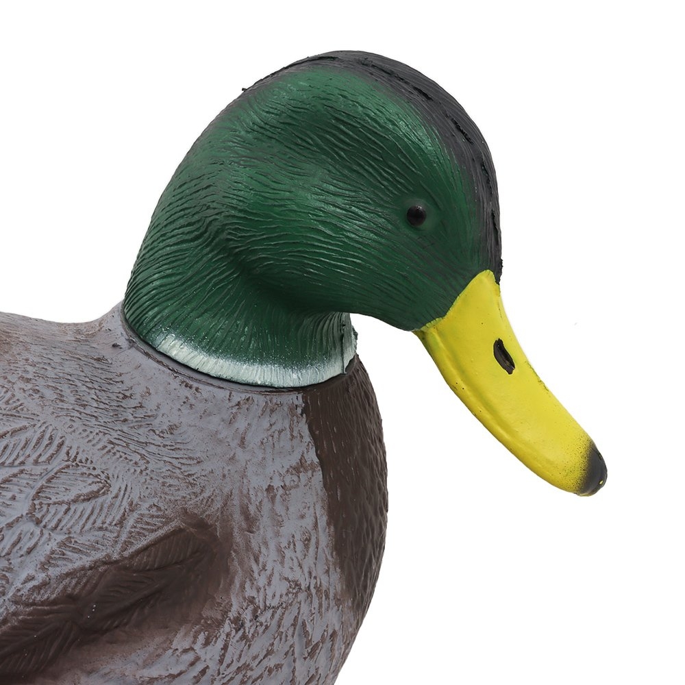 Waterfowler Mallard Duck Decoys with Stand 6-Pack 3 Drake 3 Hen 17inch