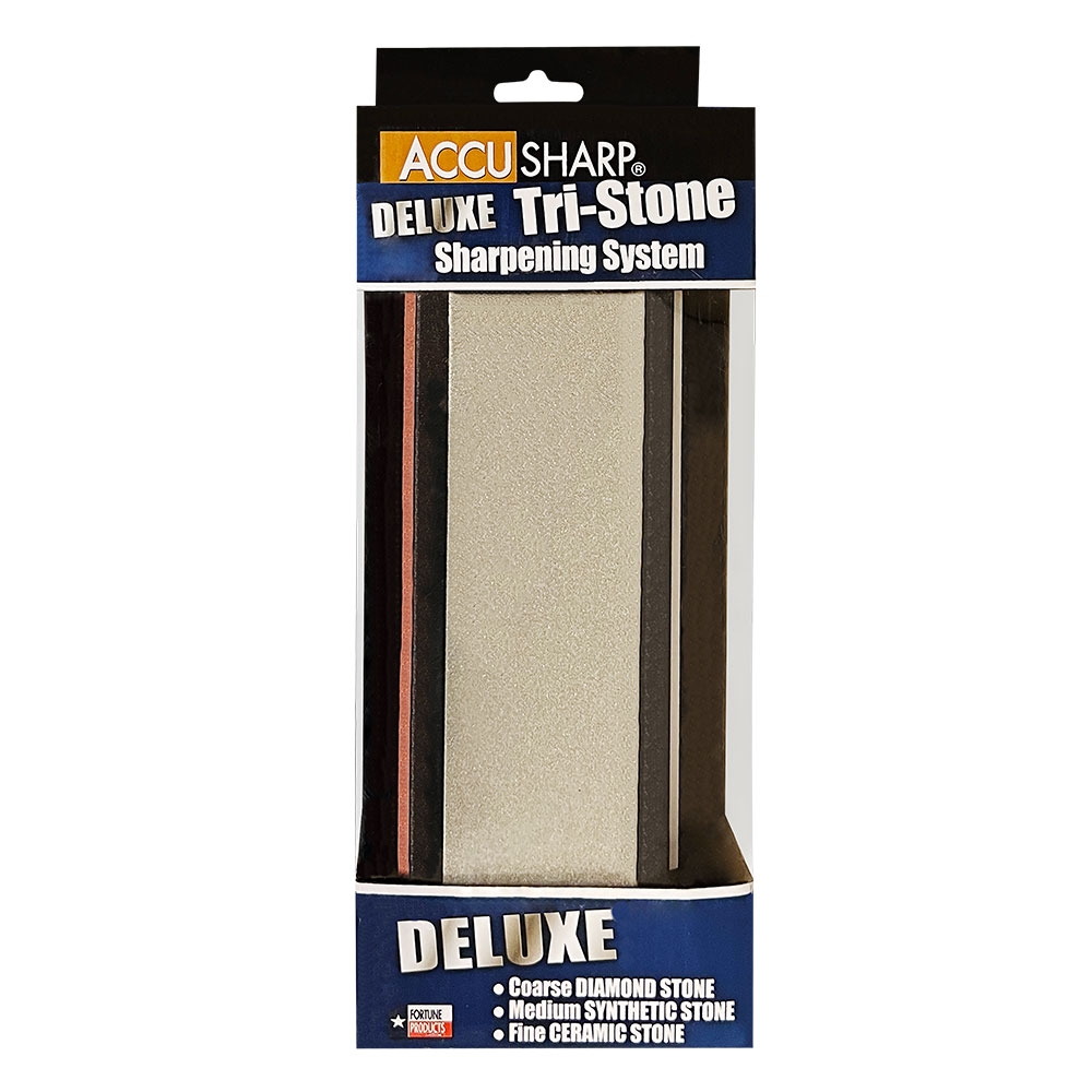 AccuSharp Deluxe Tri-Stone Sharpening System