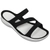 Crocs Womens Swiftwater Sandals Black/White US5