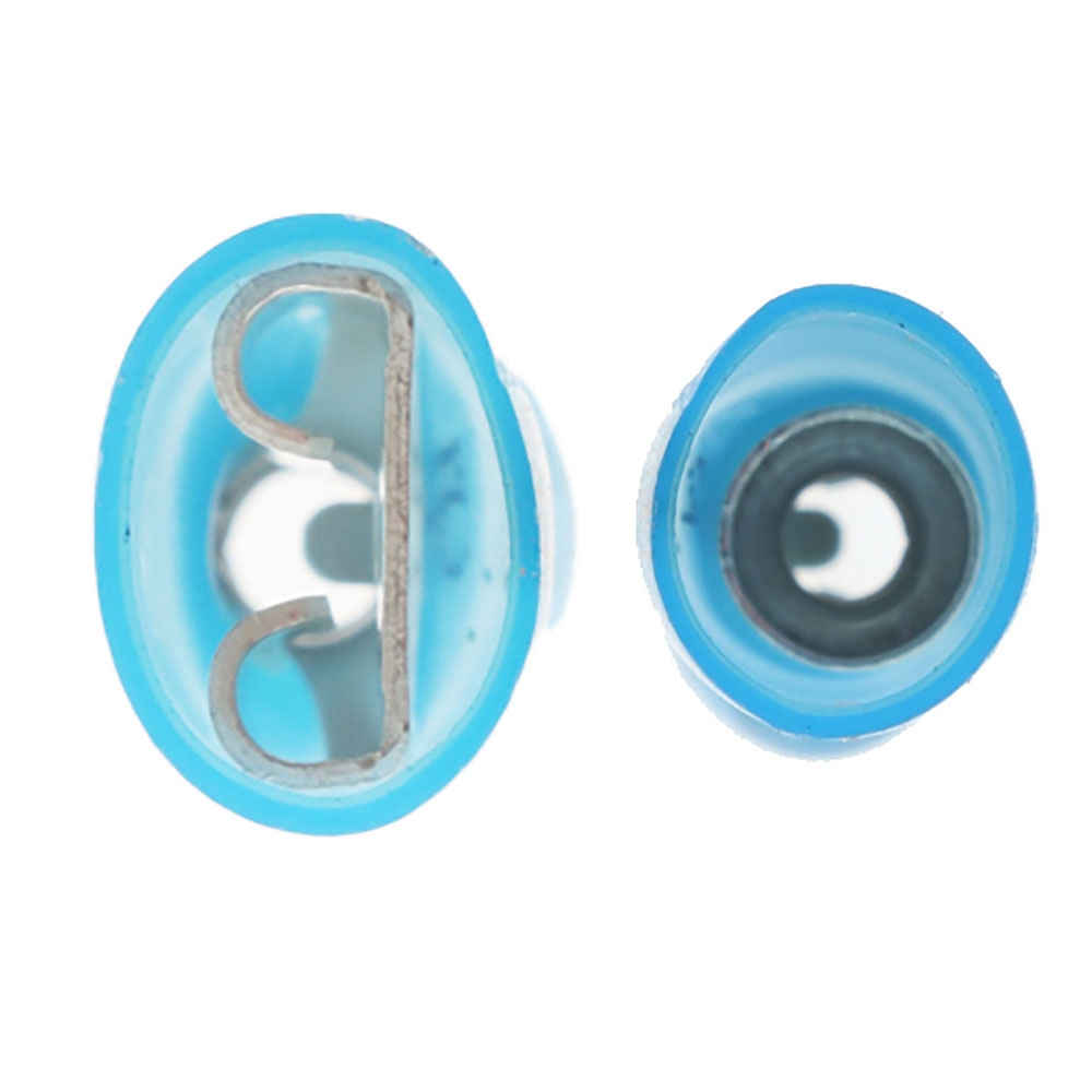 Hella Marine Heat Shrink Fully-Insulated Cable Connectors 6.3mm Blue Qty 10