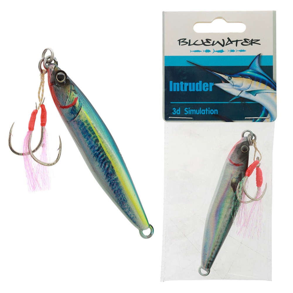 Gillies Bluewater Intruder Metal Jig Lure 45g Mackerel