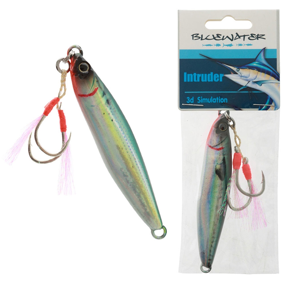 Gillies Bluewater Intruder Metal Jig Lure 80g Mackerel