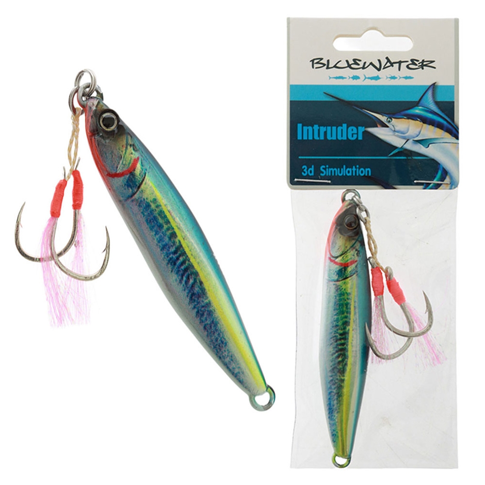 Gillies Bluewater Intruder Metal Jig Lure 80g Mullet