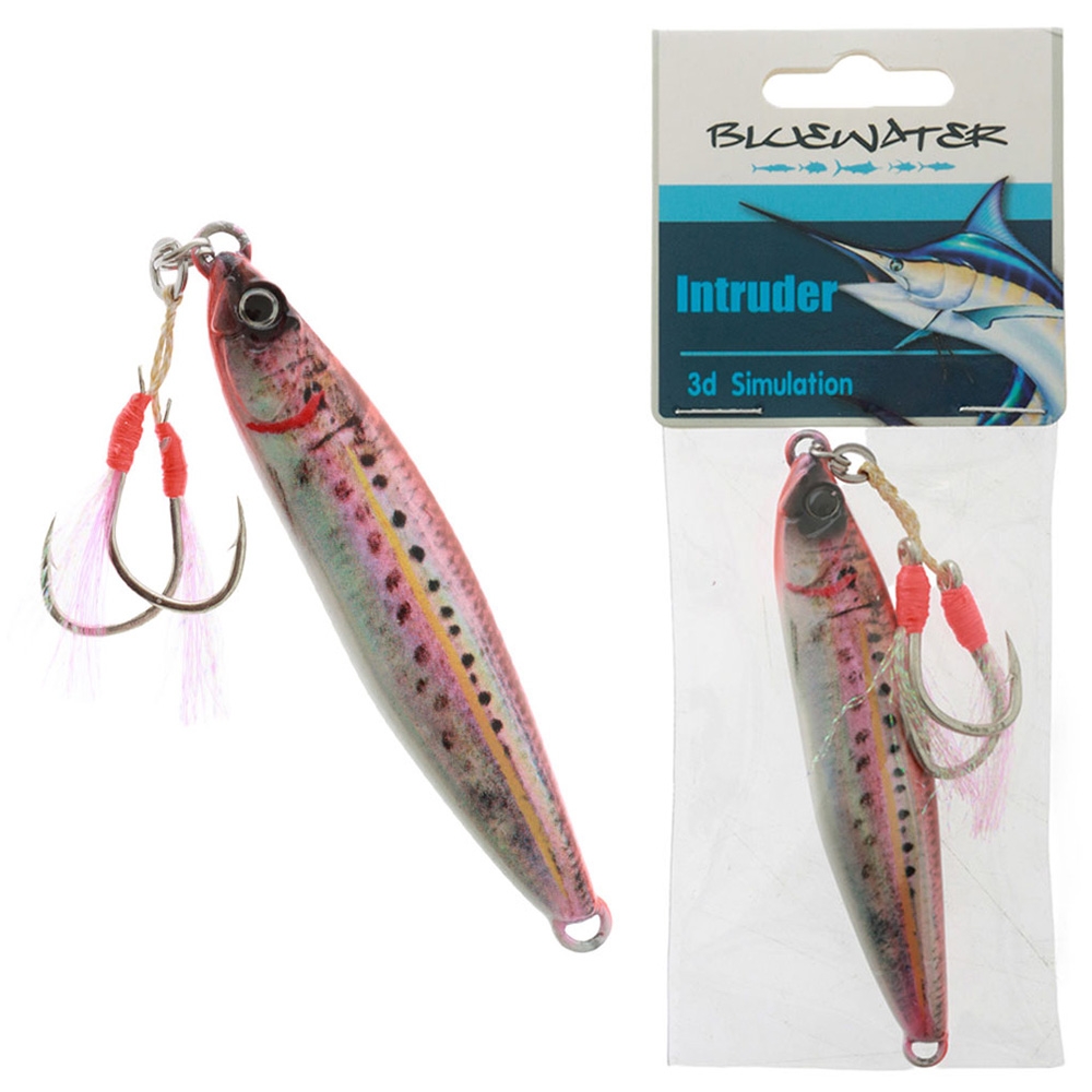 Gillies Bluewater Intruder Metal Jig Lure 80g Pilchard Red