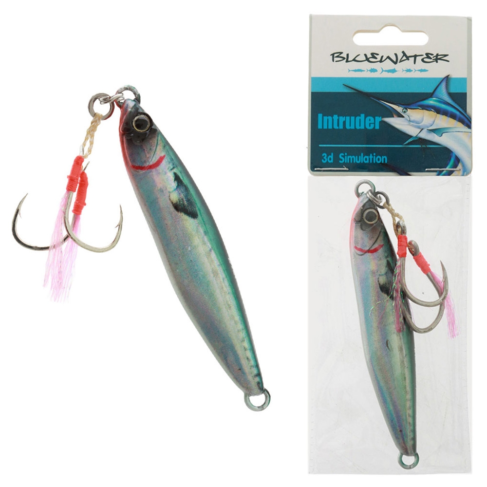 Gillies Bluewater Intruder Metal Jig Lure 100g Mackerel