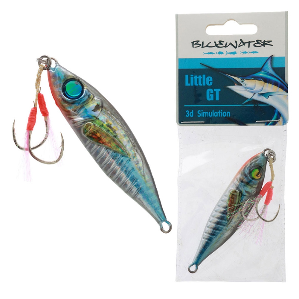 Gillies Bluewater Little GT Slow Pitch Jig 40g Silver Natural