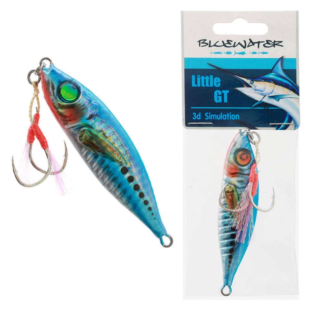 Gillies Bluewater Little GT Slow Pitch Jig 60g Sardine Blue