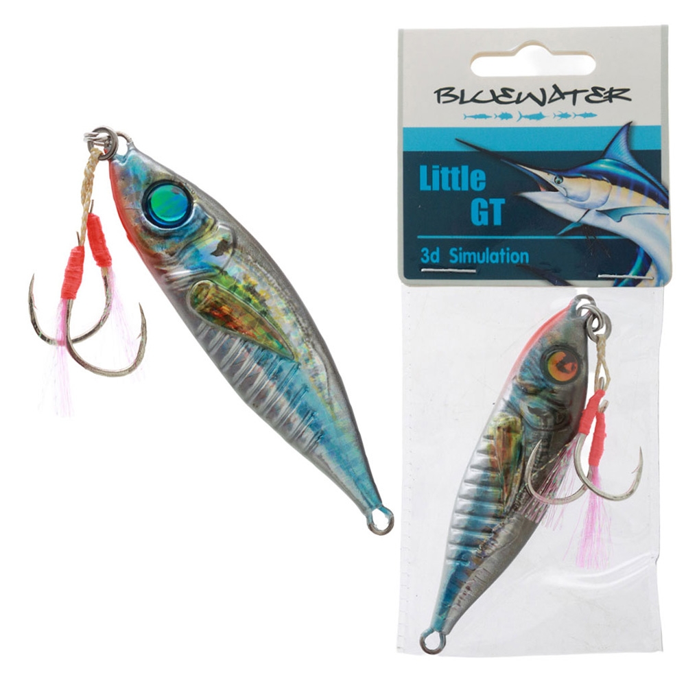 Gillies Bluewater Little GT Slow Pitch Jig 60g Silver Natural