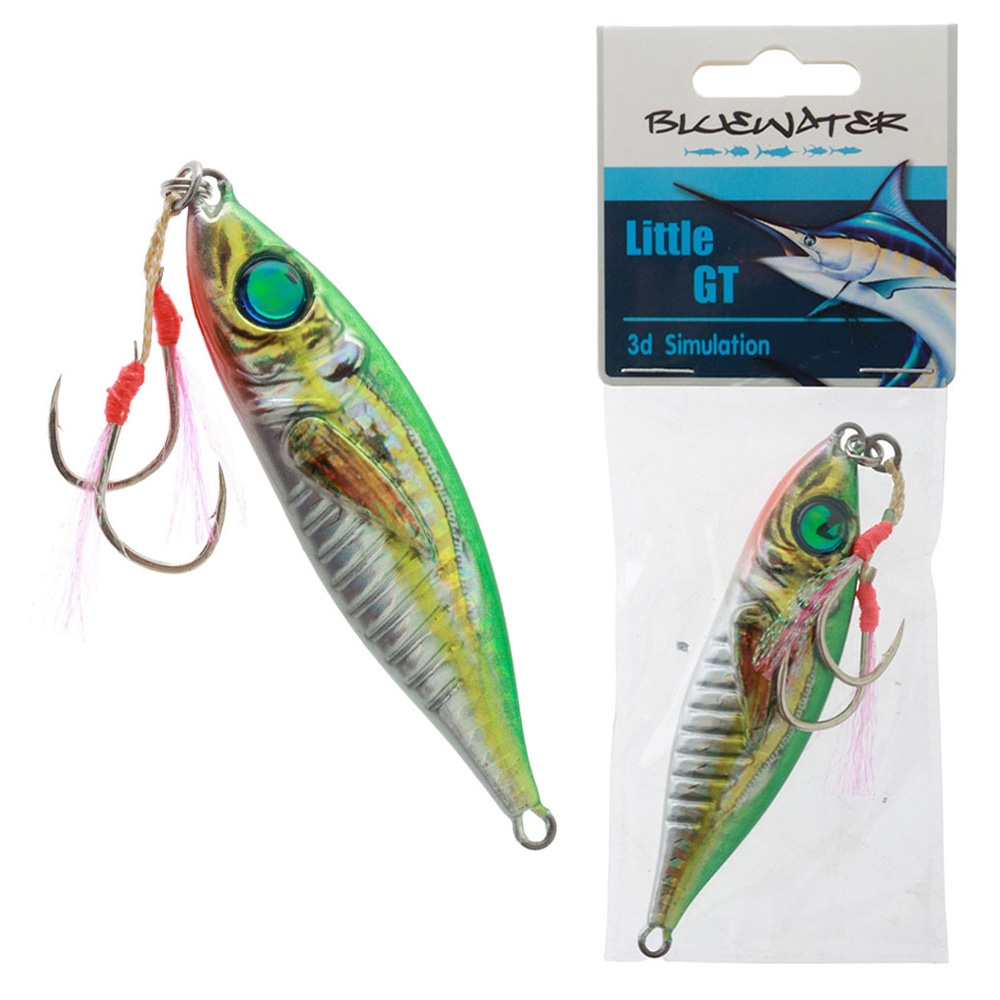 Gillies Bluewater Little GT Slow Pitch Jig 80g Neon Green