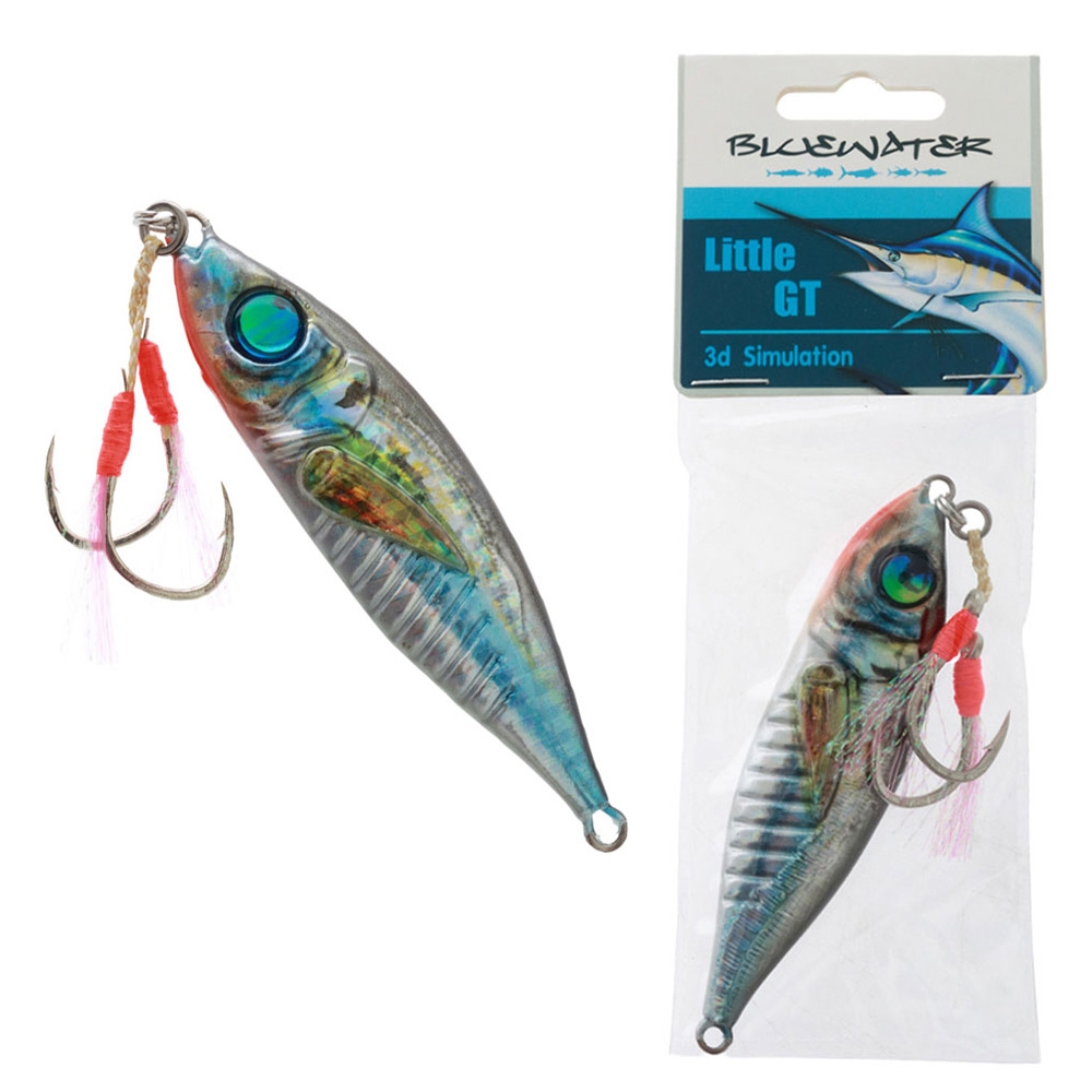 Gillies Bluewater Little GT Slow Pitch Jig 100g Silver Natural