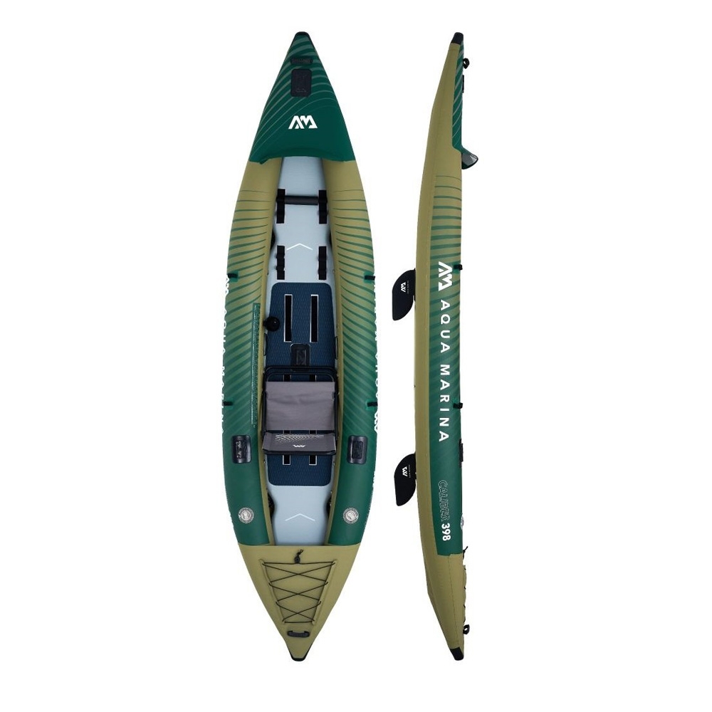 Aqua Marina Caliber 1-2 Person Inflatable Fishing Kayak 398cm - FAULTY SEAT