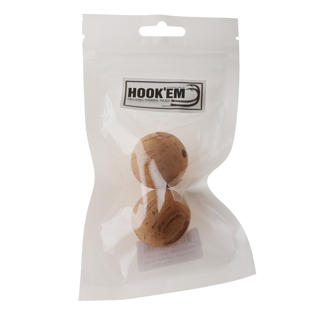 Hook'em Outrigger Cork Ball Stopper 36mm Qty 2