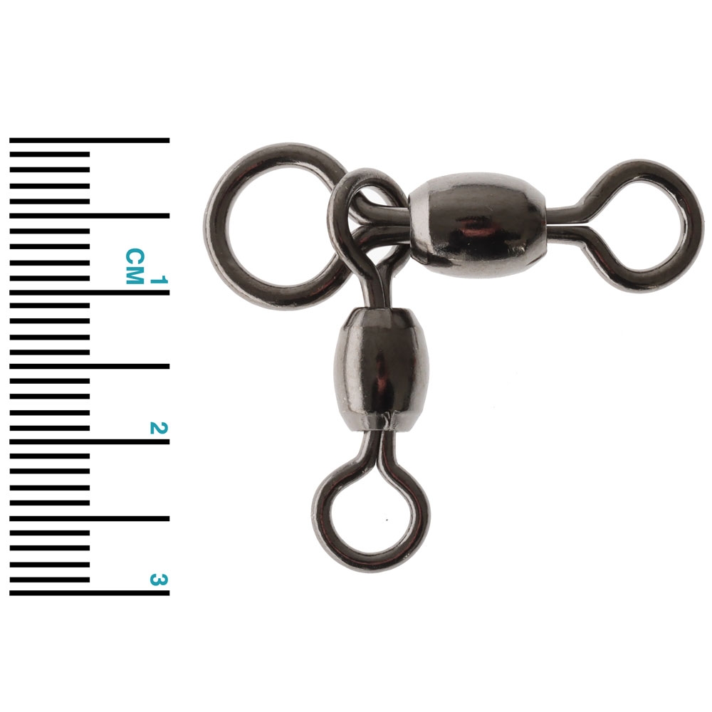 Hook'em Premium 3-Way Crane Swivels 100kg Qty 7