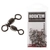 Hook'em Premium 3-Way Crane Swivels 100kg Qty 7