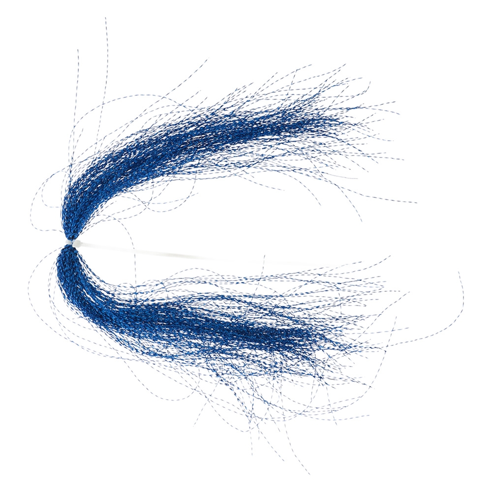 Hook'em Tinsel Flash Hair Deep Blue