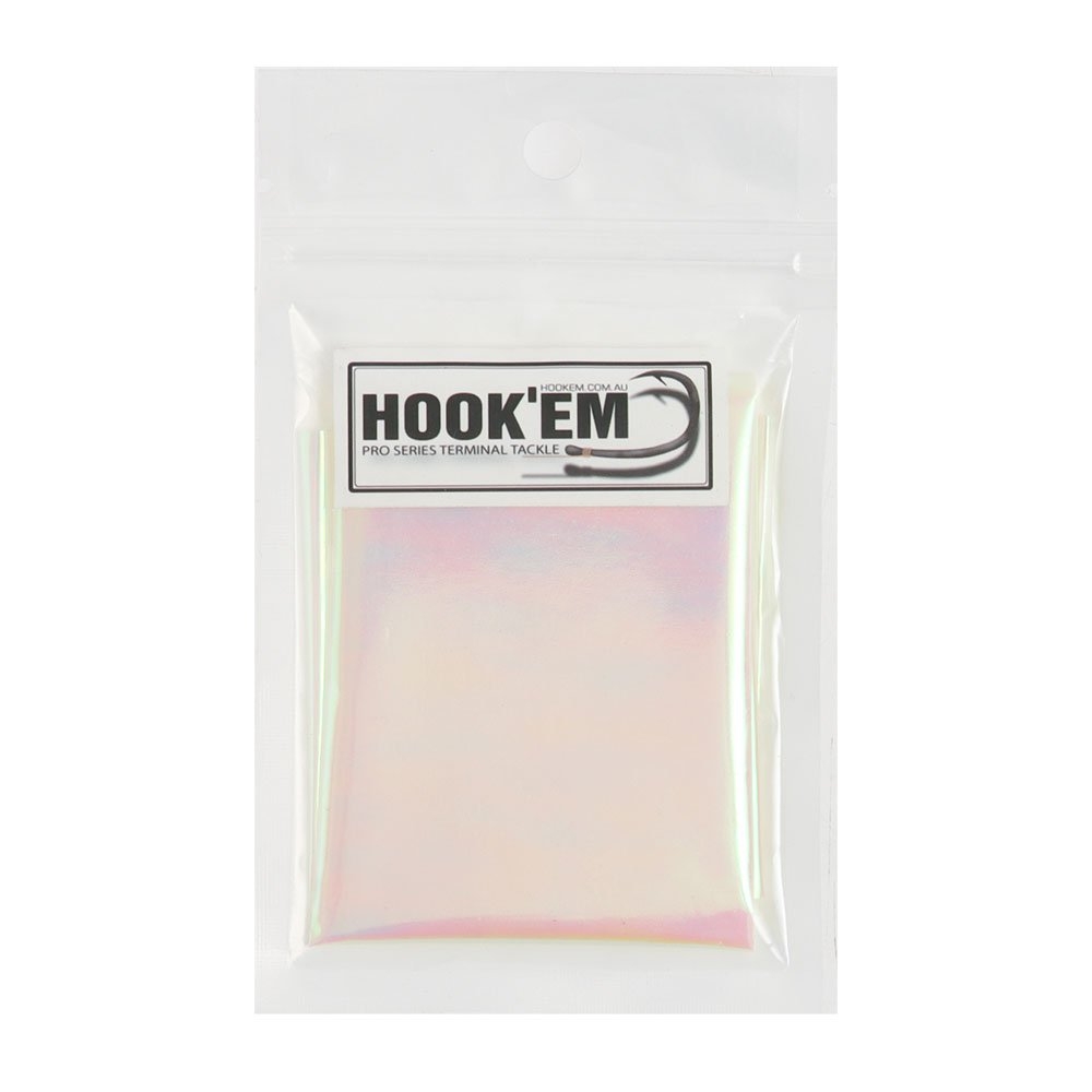 Hook'em Fish Skin Flash Rigging Material Lumo
