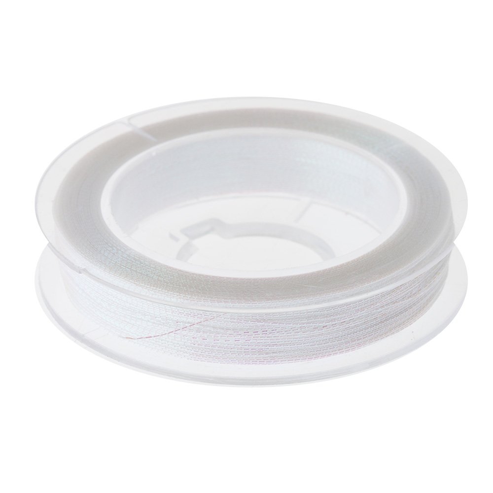 Hook'em Rig Binding Thread UV Glow 45mm Spool Crystal