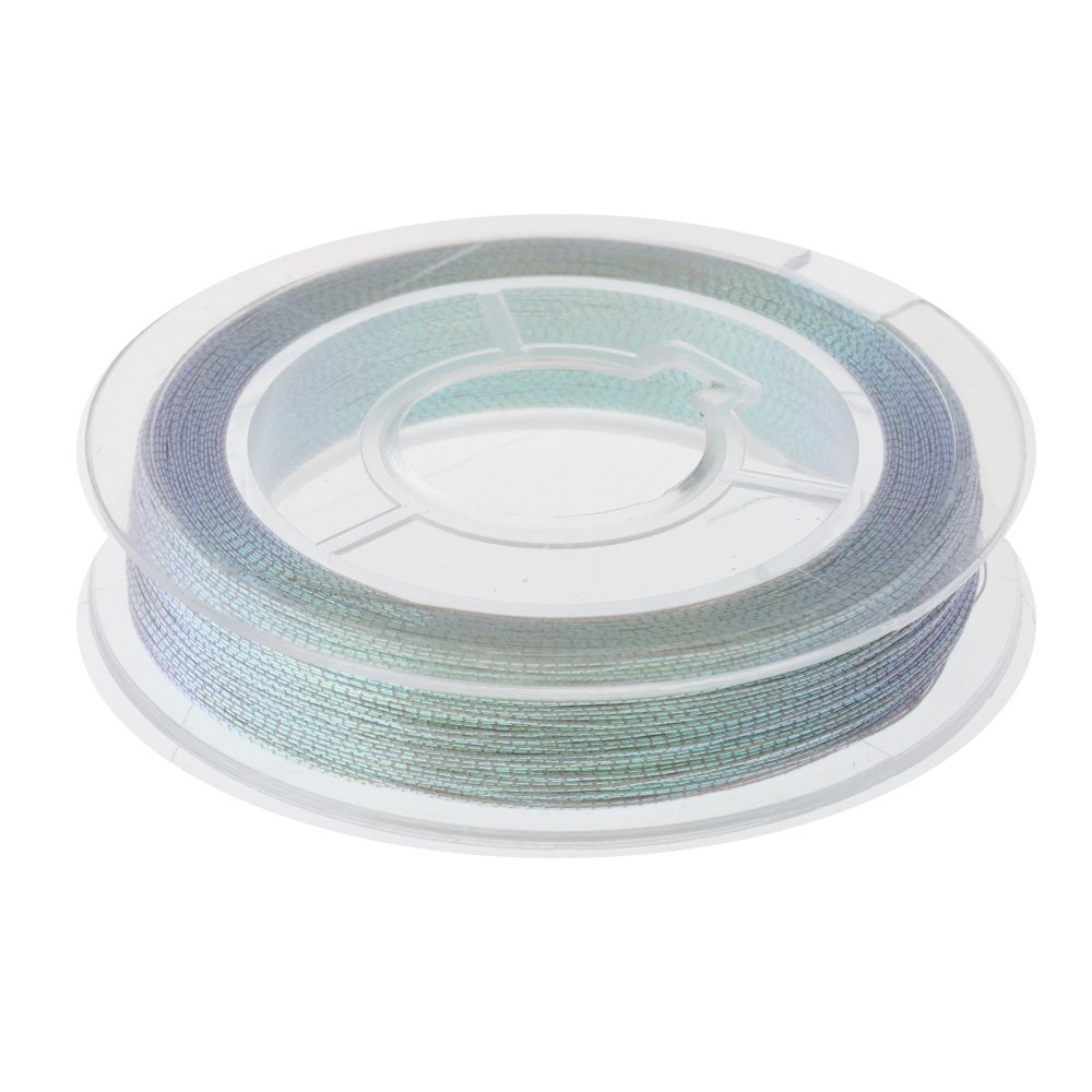Hook'em Rig Binding Thread UV Glow 45mm Spool Silver