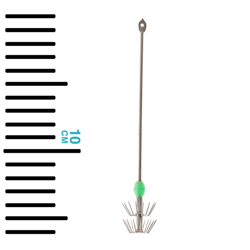 Hook'em Metal Squid Jig Spike Pole 152mm Qty 5