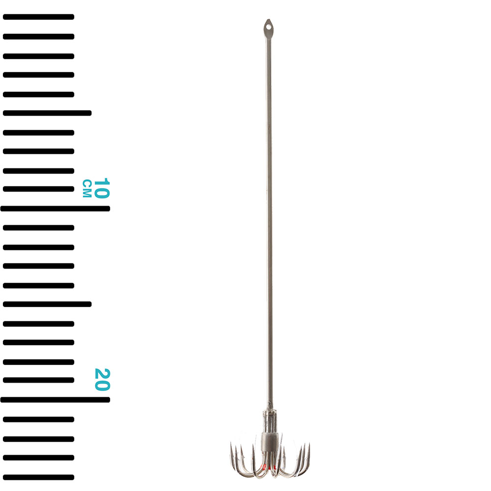 Hook'em Metal Squid Jig Spike Pole 228.6mm