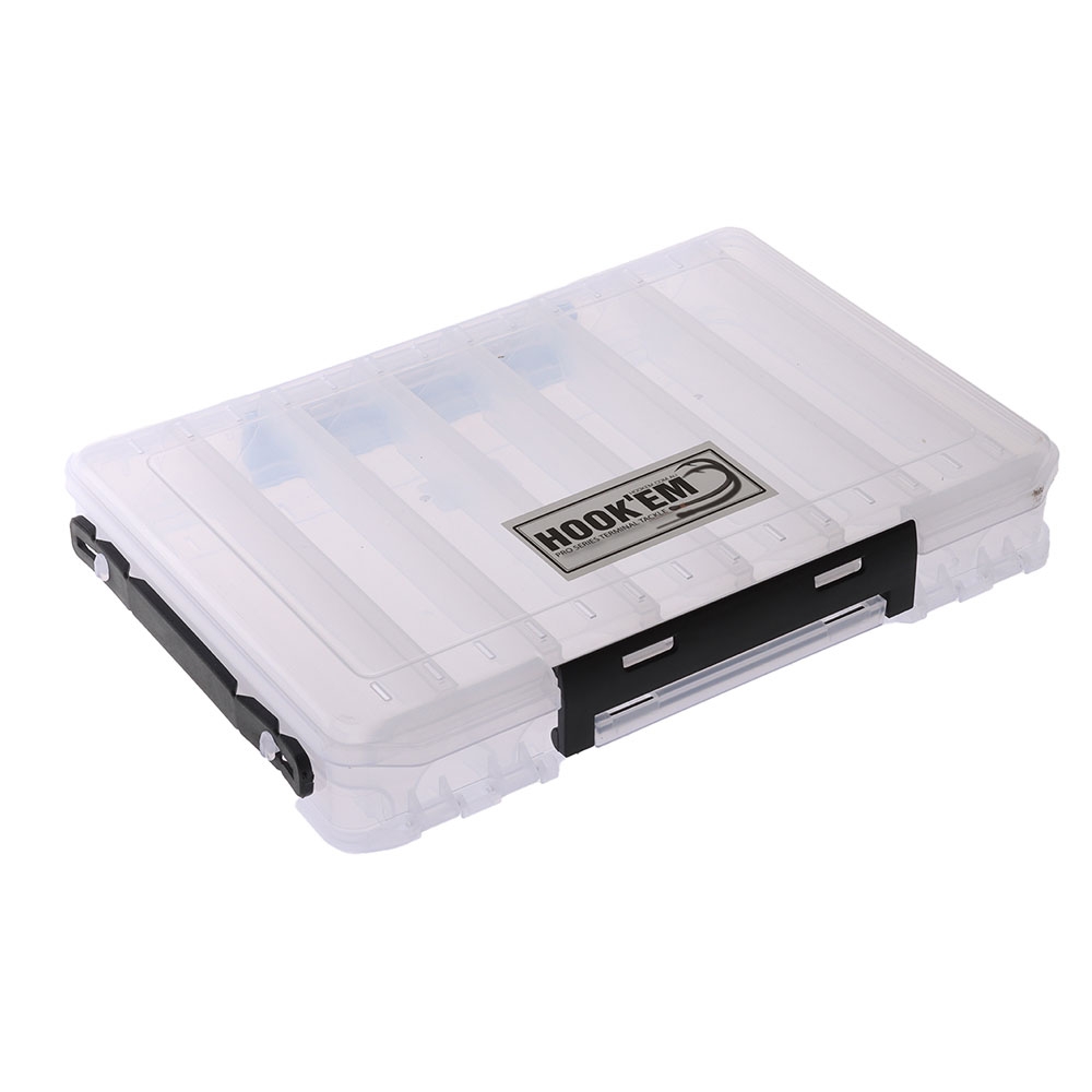 Hook'em Squid Jig Double Sided Storage Box with Carry Handle