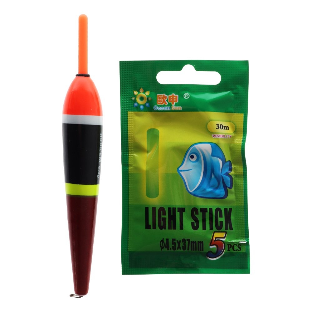 Hook'em Pencil Style Float with Glow Sticks 4g