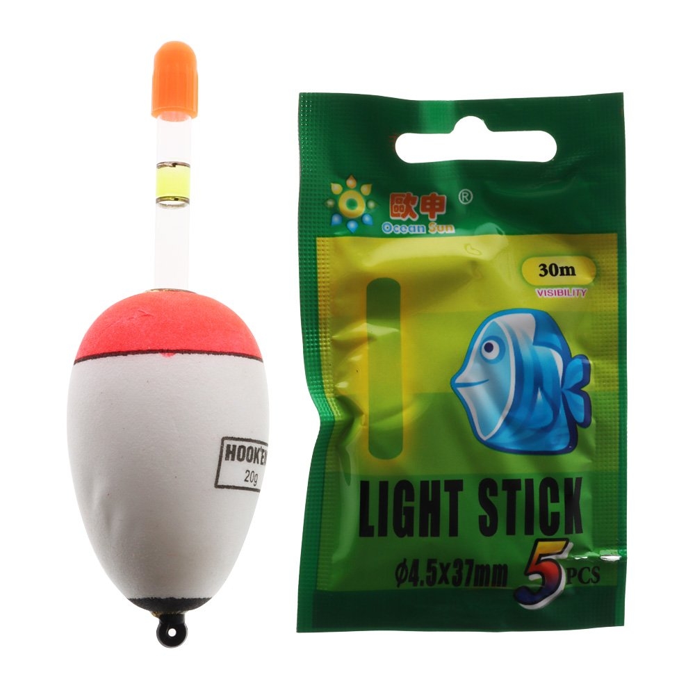 Hook'em Foam Float with Glow Sticks 20g