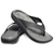Crocs Literide Flip Jandals Black/Slate Grey Mens US7 / Womens US9