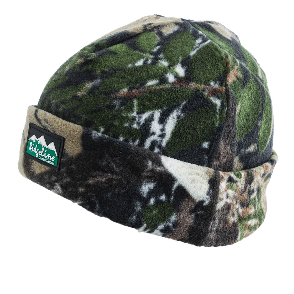 Ridgeline Polar Fleece Adult Beanie Buffalo Camo