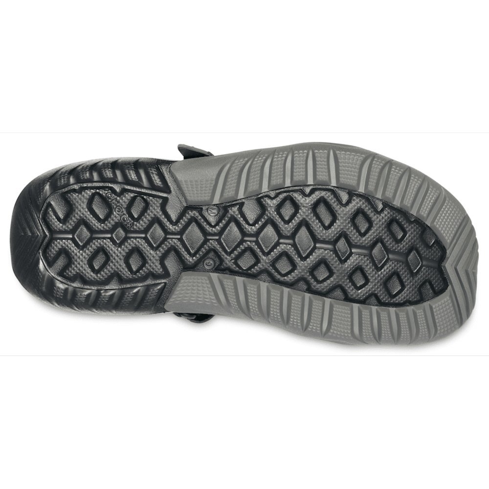 Crocs Swiftwater Mesh Deck Sandals Black Mens US14