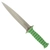 Ridgeline Grunt Pig Sticker Knife Double Edge 24cm Ridge Green