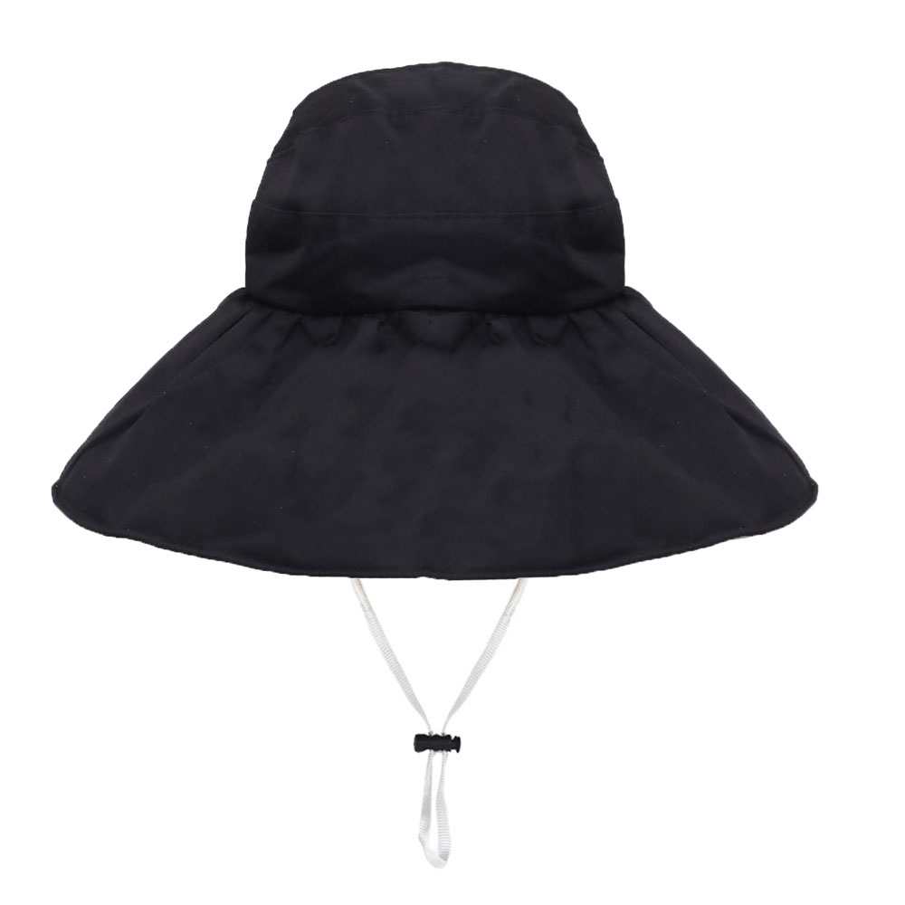 Foldable Fisherman’s Wide Brim Hat Black 