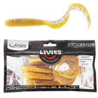 Catch Black Label Livies Curly Tail Soft Bait 6in Qty 4 Bananarama Thumbnail Catch Black Label Livies Curly Tail Soft Bait 6in Qty 4 Bananarama