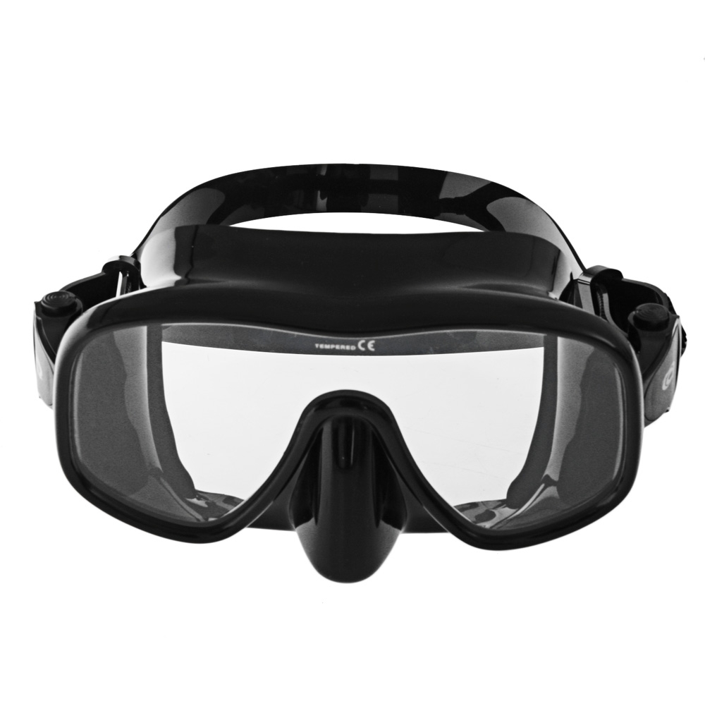 Aropec Mica Frameless Adult Dive Mask Black