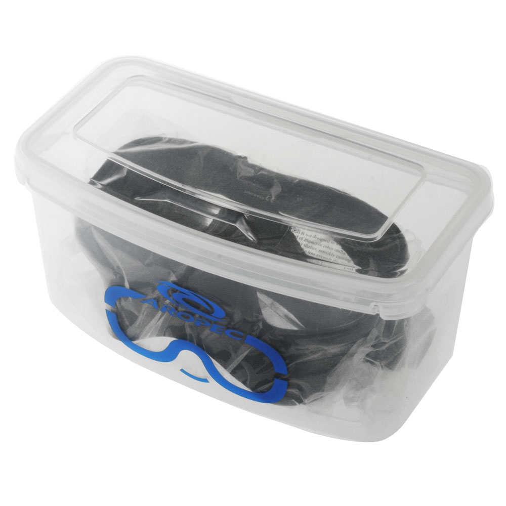 Aropec Mica Frameless Adult Dive Mask Black