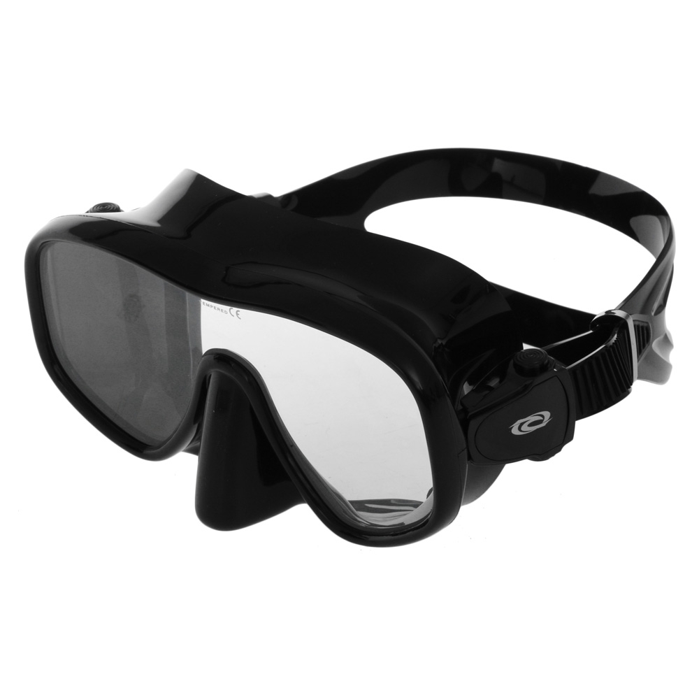 Aropec Mica Frameless Adult Dive Mask Black