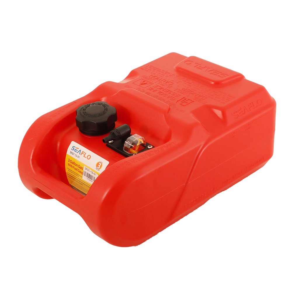 Seaflo Portable Fuel Tank with Gauge 12L