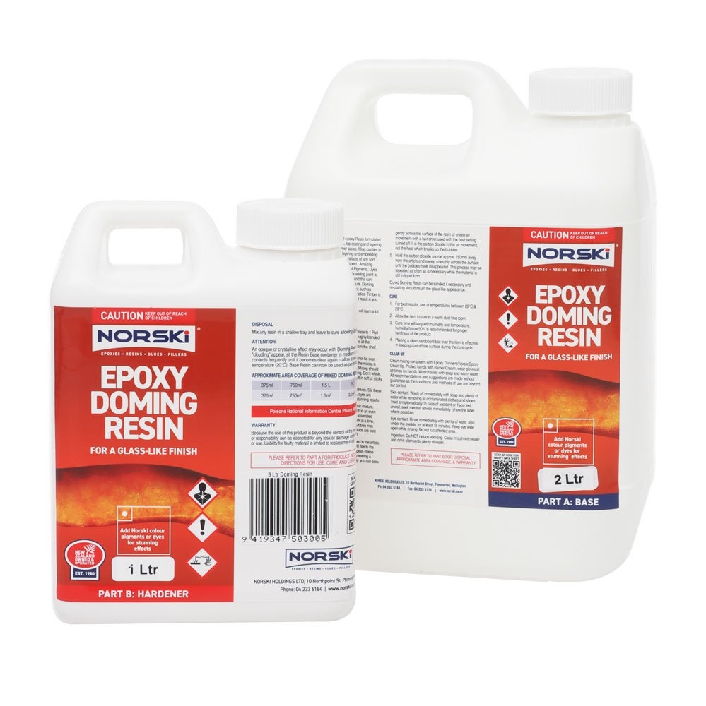 Norski Epoxy Doming Resin Liquid Glass 3L