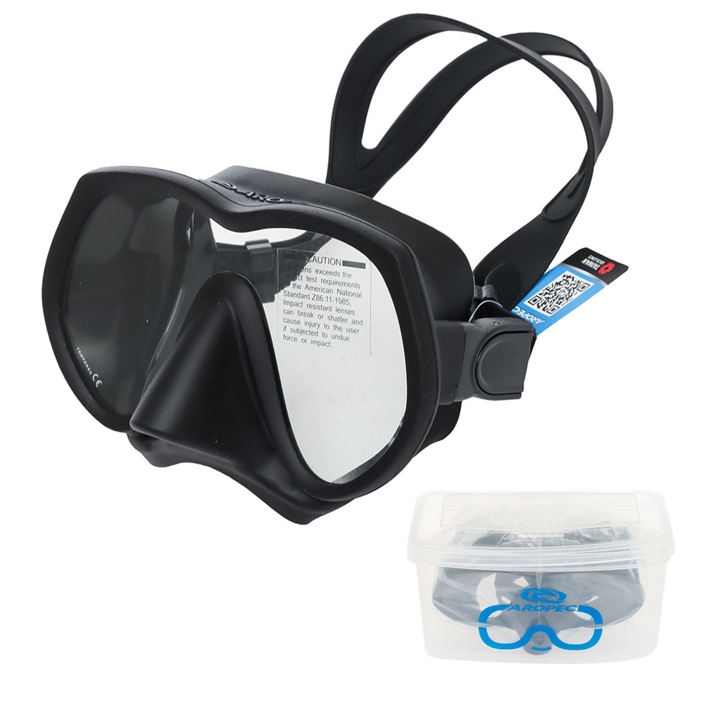 Aropec Basalt Single Lens Frameless Dive Mask