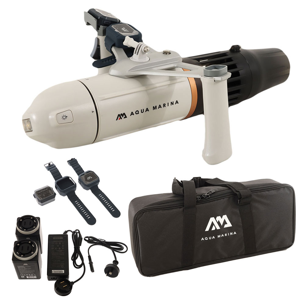 Aqua Marina BlueDrive X PRO - Electric Kayak Paddle Board Motor and Sea Scooter - Double Battery