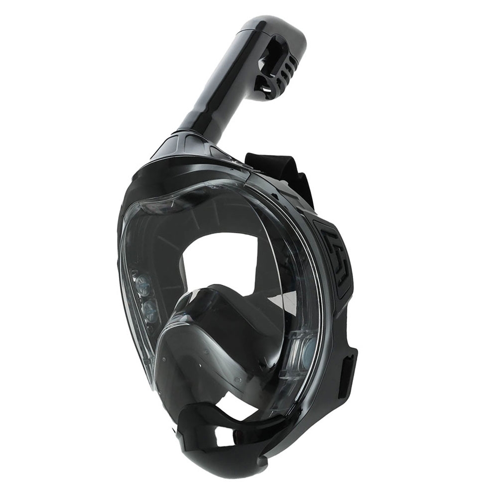 AquaMonde Full Face Snorkel Mask L/XL Black