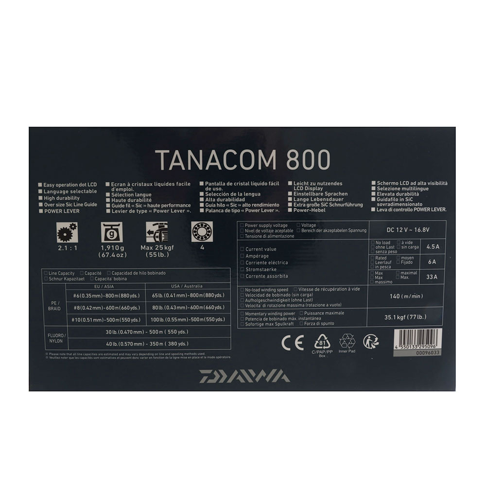 Daiwa 23 Tanacom 800 A Deep Drop Power Assist Electric Reel