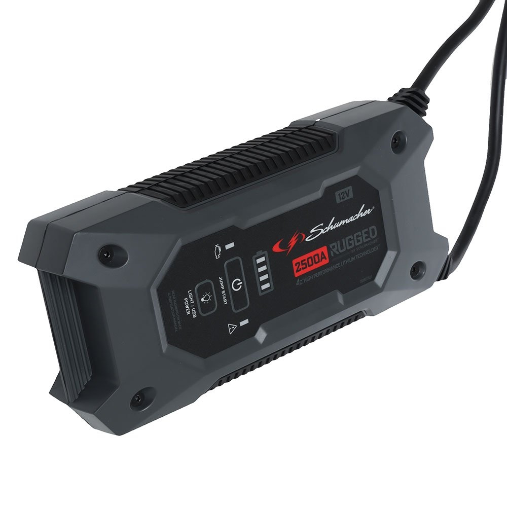 Schumacher SL1596 Rugged Lithium Jump Starter/USB Power Pack 2500A