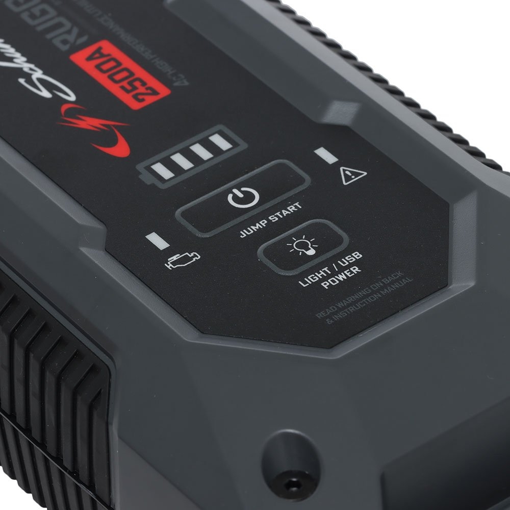 Schumacher SL1596 Rugged Lithium Jump Starter/USB Power Pack 2500A