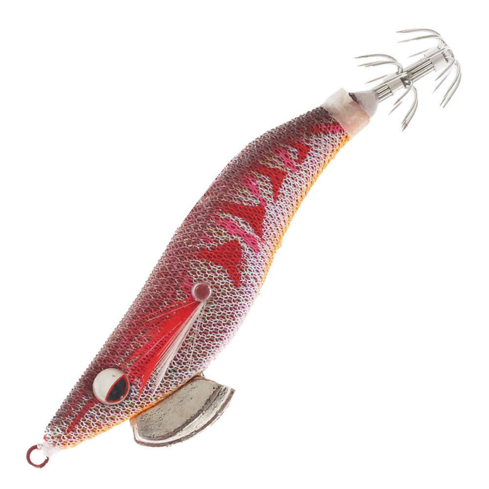 Feile Super Glow Squid Jig Size 2.5 10g Natural Tiger