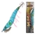 Feile Shrimp Glow Squid Jig with Soft Legs Size 3.5 17g  Blue