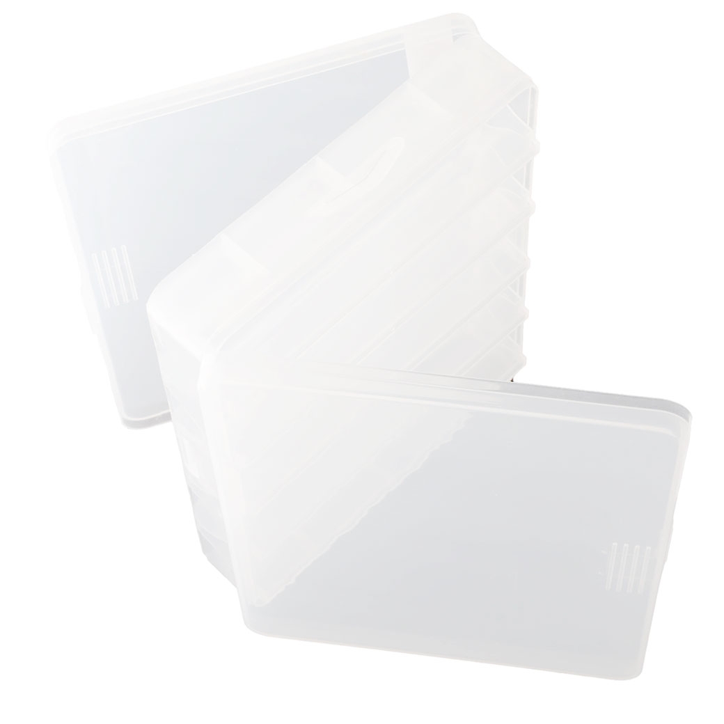 Feile Double Sided Squid Jig Lure Box  20.5x15.4cm