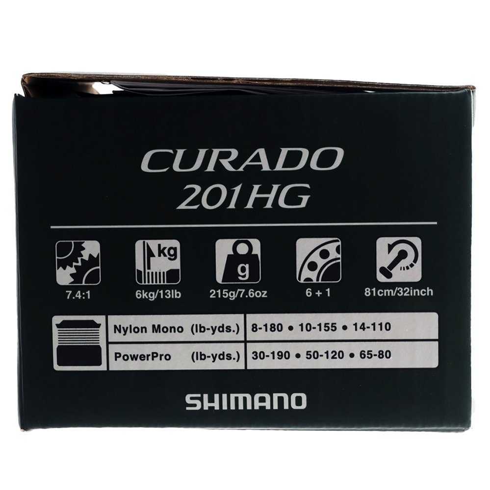 Shimano Curado 201HG Stream Flight Light Overhead Left Hand Freshwater Combo 7ft 2-5kg 2pc