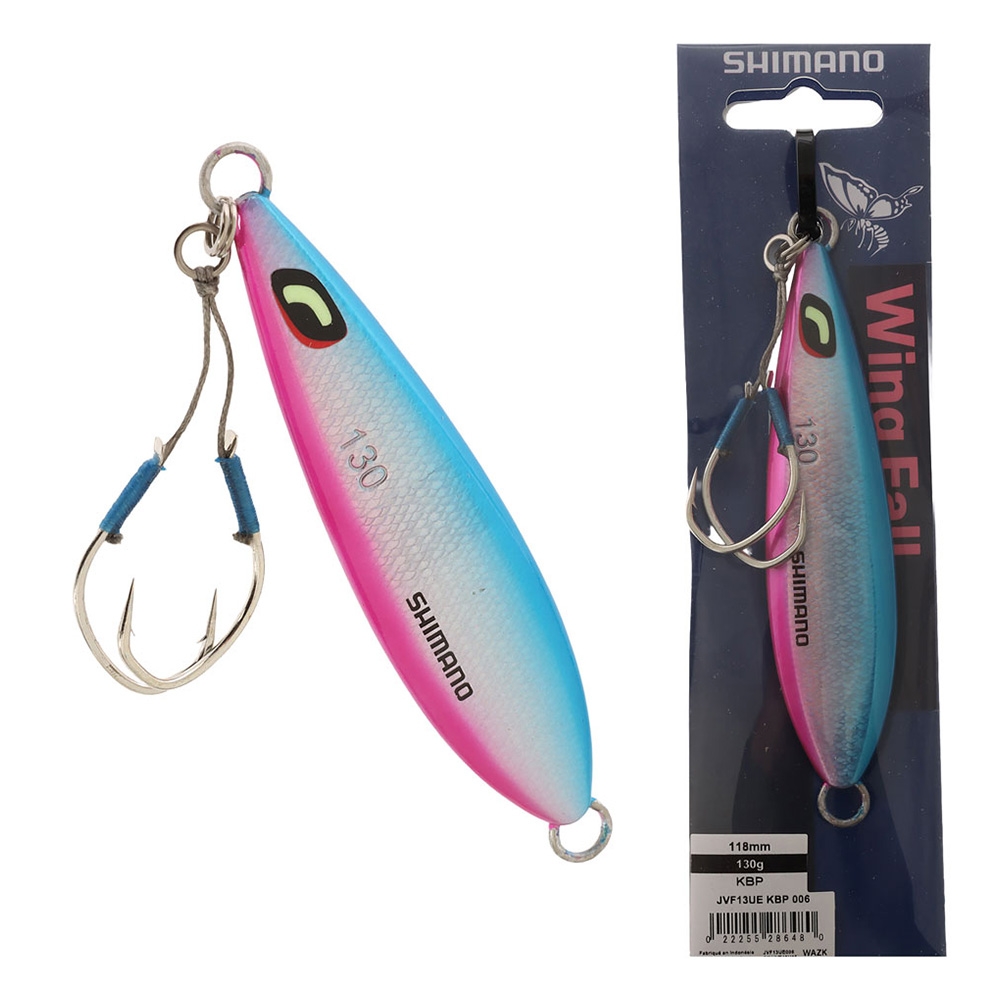 Shimano Ocea Wing Fall Slow Pitch Jig Keimura 130g 104mm Blue Pink