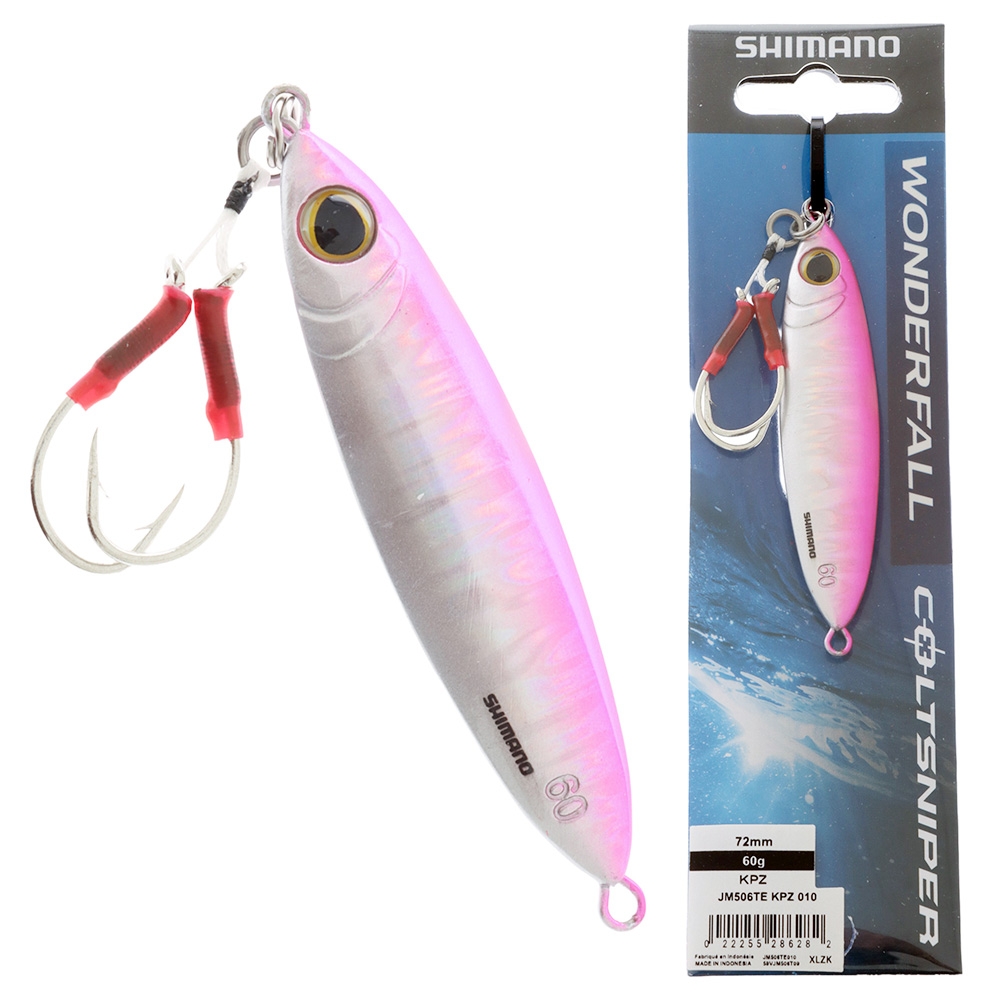 Shimano Coltsniper Wonderfall Micro Jig Keimura 60g Pink Zebra